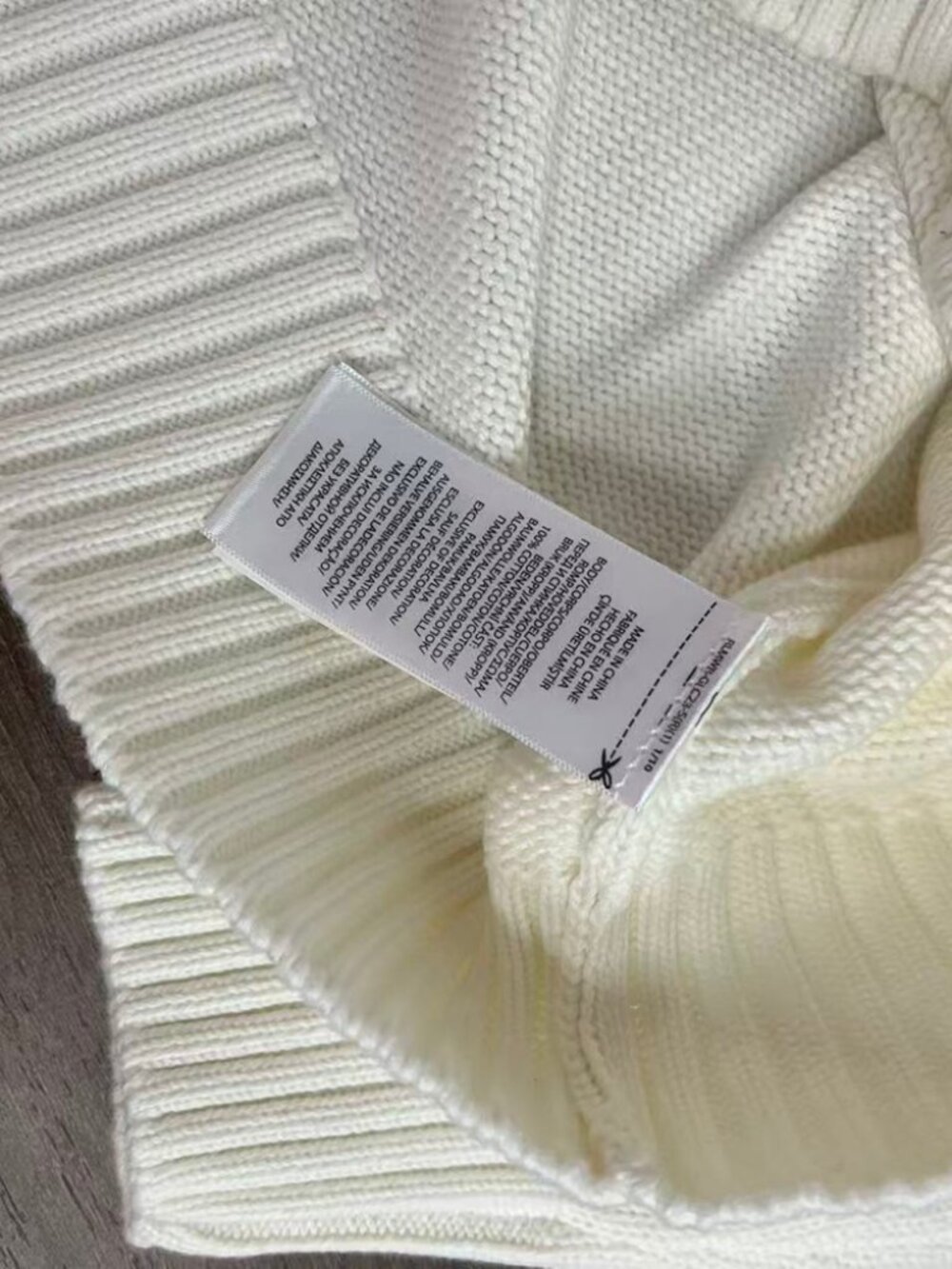 Polo Ralph Lauren Cream Golf Polo Bear Knit Sweater - Picture 8 of 8